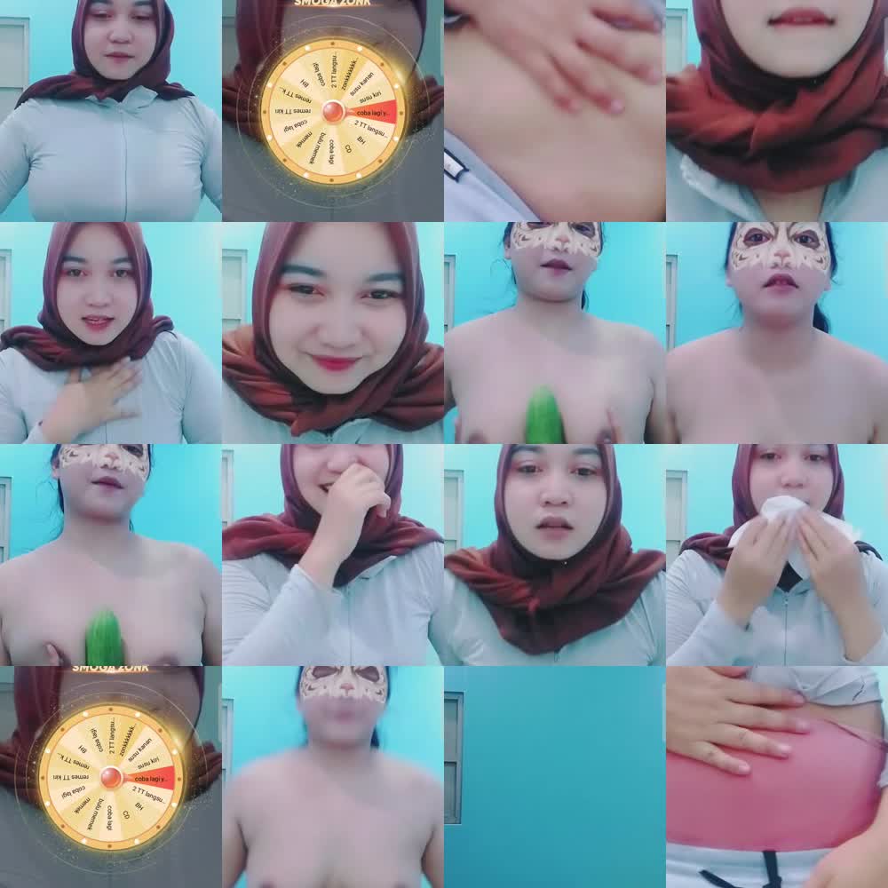 Hijab Zahra semok body berisi bugil colmek timun